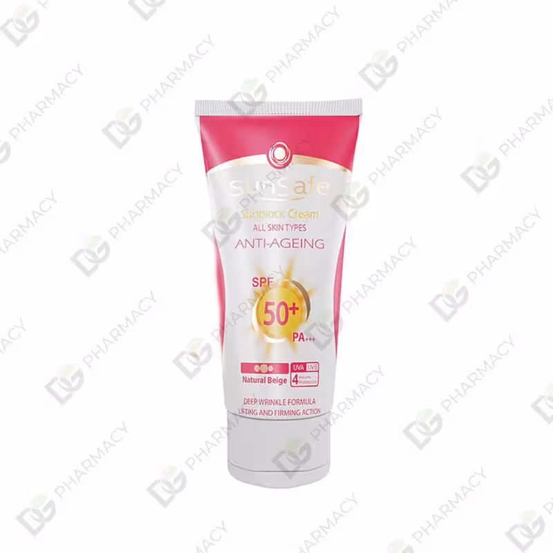 کرم ضد آفتاب ضد چروک  SPF50 بژطبیعی دیجی فارماسی