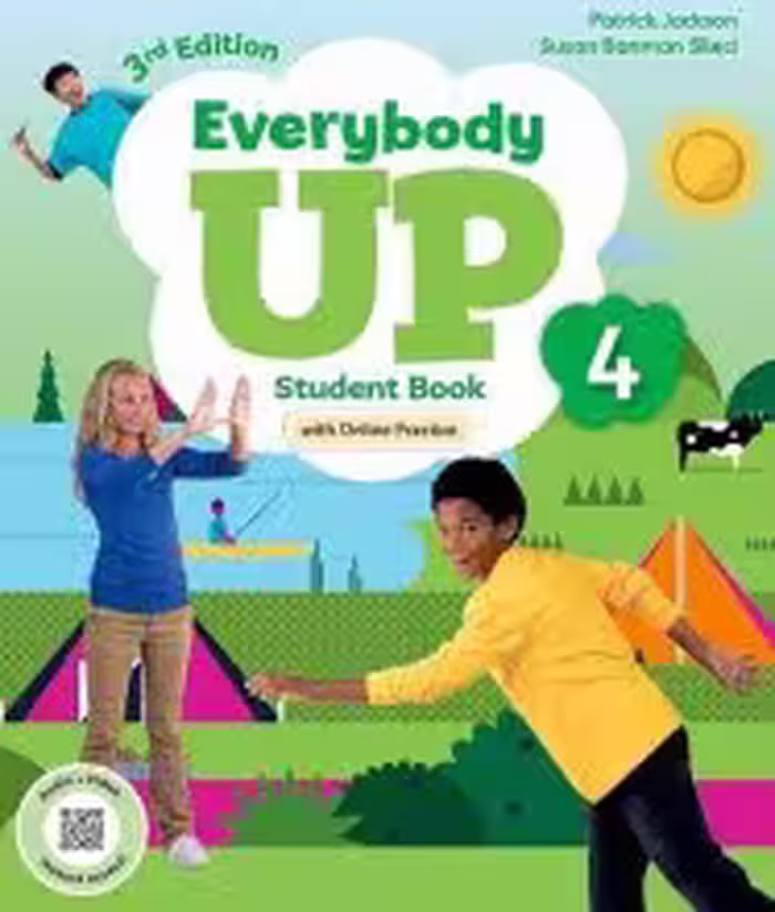 کتاب آموزشی انگلیسی اوری بادی آپ Everybody Up 4 3rd Edition