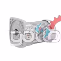 موتور گیربکس 1.5 کیلووات، 45 دور، شفت 40 م.م، سه فاز 380 ولت فلنج دار ساخت SPG کره جنوبی