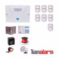 پکیج دزدگیر اماکن باسیم مدل کلاسیک سیم کارتی وتلفنی CGPY7
