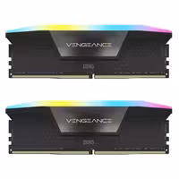 رم DDR5 دسکتاپ 32 گیگابایت 6400MHz CL36 کورسیر مدل Vengance RGB Black دو کاناله