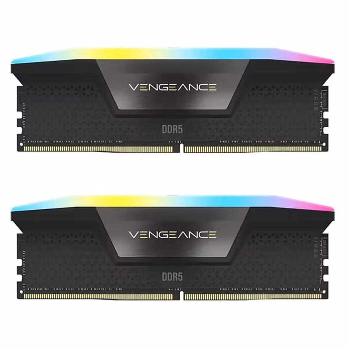 رم DDR5 دسکتاپ 32 گیگابایت 6400MHz CL36 کورسیر مدل Vengance RGB Black دو کاناله