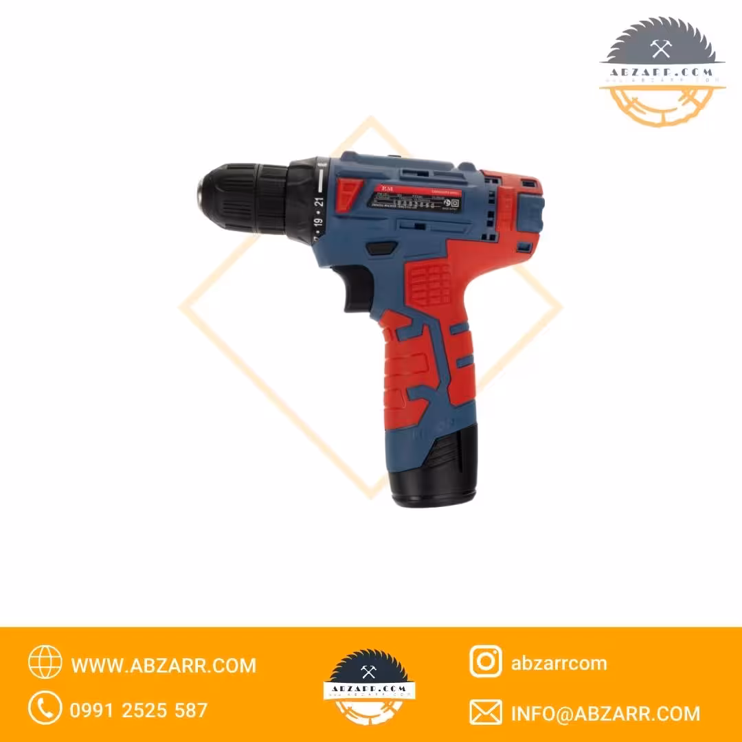 دریل شارژی 2 سرعته 12 ولتp.m مدل CE3