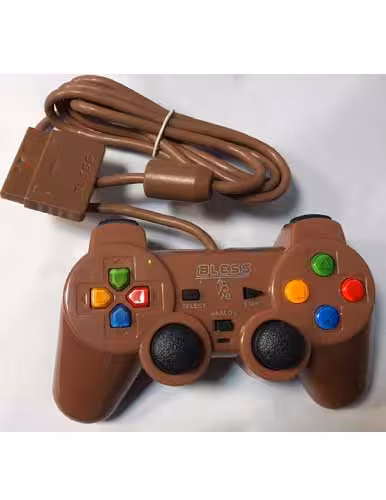 دسته بازی PS2 قهوه ای