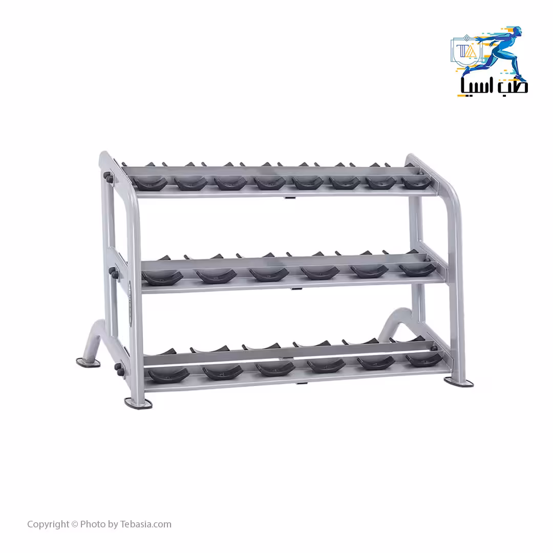 رک دمبل 3 طبقه استیل فلکس مدل Steel Flex NDR3