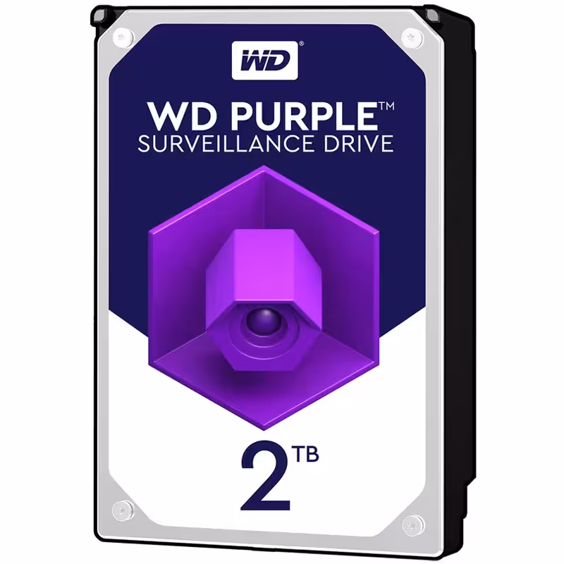 حافظه اینترنال وسترن دیجیتال مدل Purple WD20PURZ ظرفیت 2 ترابایت