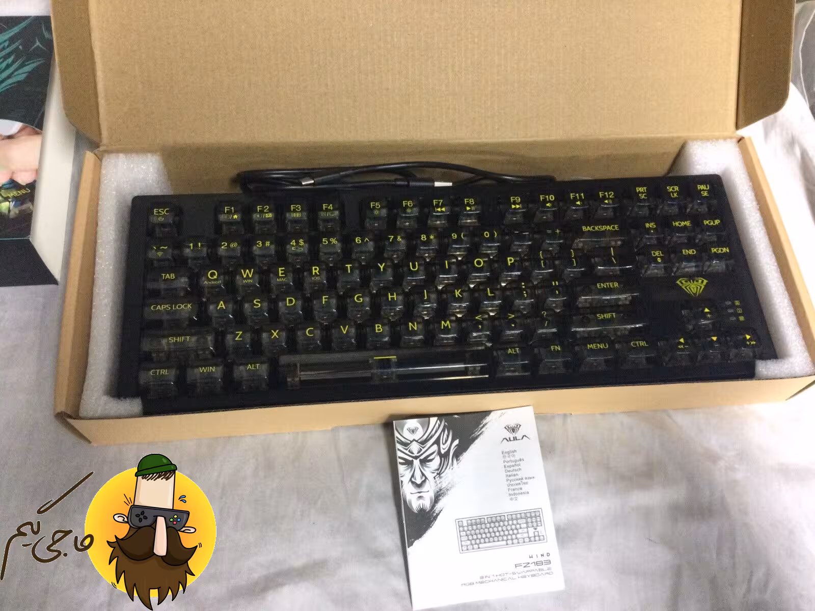 کیبورد گیمینگ آئولا مدل F2183