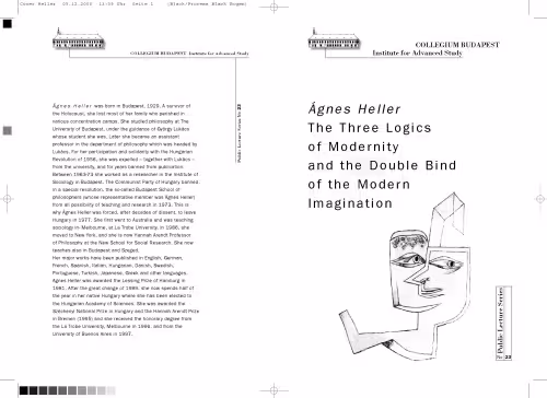 خرید و دانلود نسخه کامل کتاب The three logics of modernity and the double bind of the modern imagination