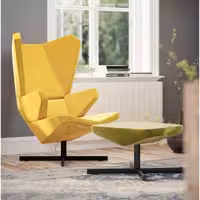 صندلی راحتی هلگر مدل Gravity کد RC-113-01 به همراه پاف
