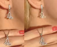 نیمست نقره جواهری کد 00140