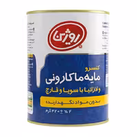 کنسرو مایه ماکارونی و لازانیا با سویا و قارچ روژین 420 گرمی