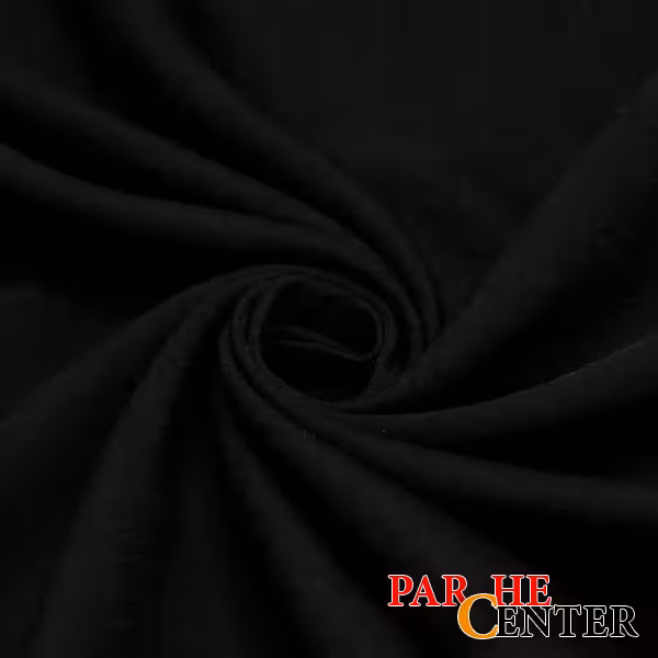 پارچه لینن مشکی عرض 150