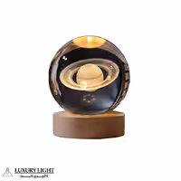 چراغ خواب گوی کریستالی مدل سیاره کیوان