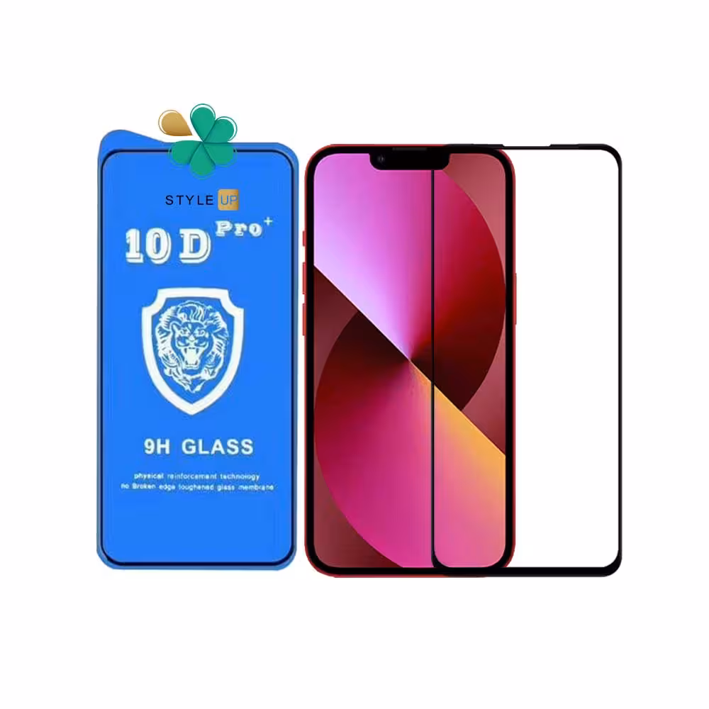 گلس تمام صفحه گوشی آیفون Apple iPhone 13 Mini مدل 10D Pro