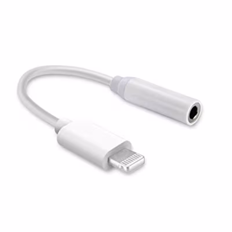 تبدیل لایتنینگ به جک 3.5 میلیمتری هدفون اپل اصل (بدون پک)