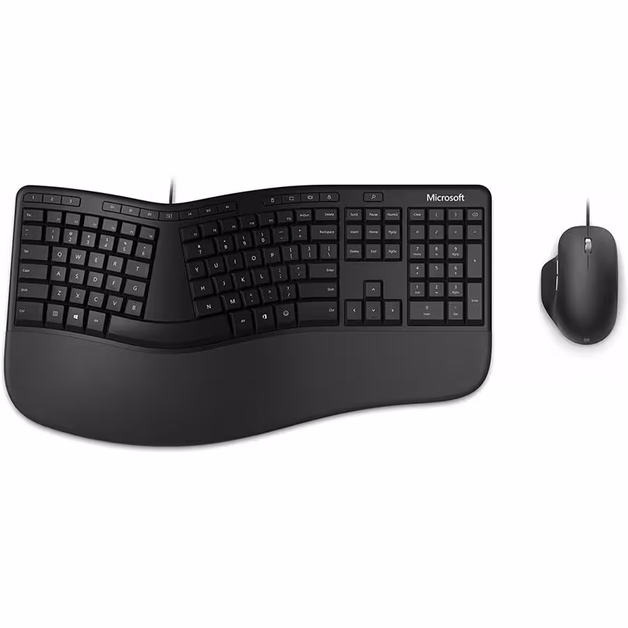 کیبورد و ماوس بیسیم مایکروسافت Ergonomic مدل RJU-00020