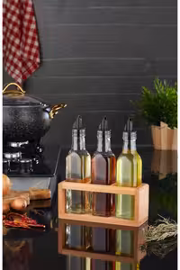 ست 3 تکه ظرف روغن woodsy مدل BONDE