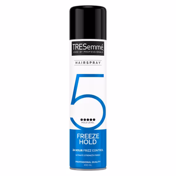 اسپری حالت دهنده مو ترزمه Tresemme مدل freeze hold با درجه سختی 5 حجم 400 میل