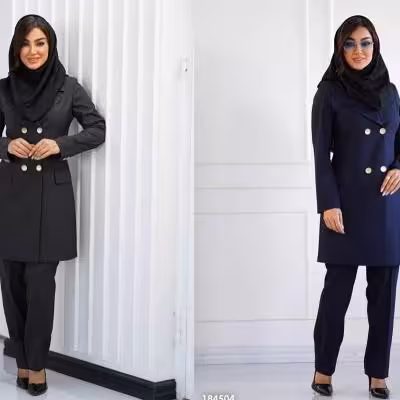 مانتو شلوار زنانه پرشیا مدل اداری