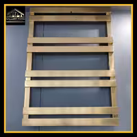 رادیاتور حوله خشک کن سایز 50*75 روکار طلایی مات فلت استیل304