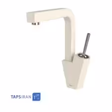 شیر ظرفشویی شودر مدل تیفانی شیری کروم | خرید شیر ظرفشویی شودر تیفانی