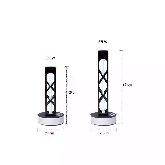 دستگاه ضدعفونی کننده سطح ومحیط بر پایه اشعه ماوراء بنفش مون لایت 55W