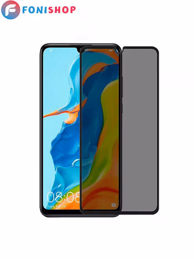 گلس محافظ صفحه نمایش پرایوسی هواوی Huawei P30 Lite