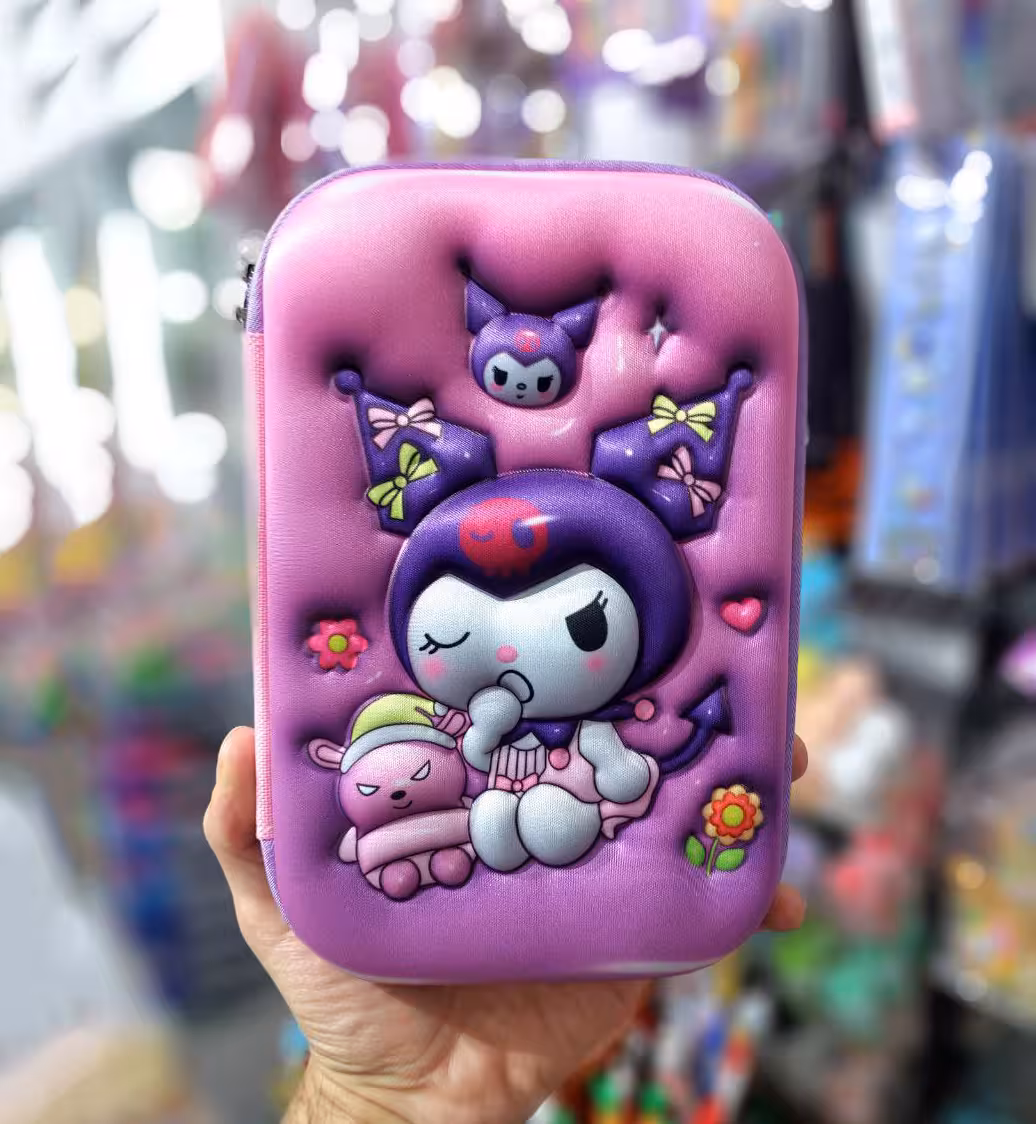 جامدادی کتابی سه بعدی بزرگ طرح کرومی 1