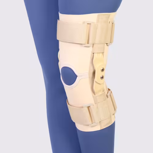 زانوبند مفصل دار کشی طب و صنعت سایز S کد 40200