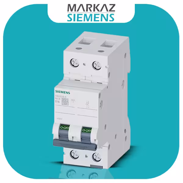 5sl6216-6 کلید مینیاتوری زیمنس 16 آمپر دو پل ، تیپ B