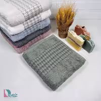 حوله دستی طرح پیچازی رنگ زیتونی