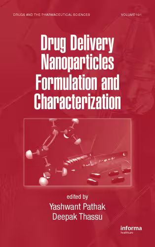 خرید و دانلود نسخه کامل کتاب Drug Delivery Nanoparticles Formulation and Characterization (Drugs and the Pharmaceutical Sciences, 191)