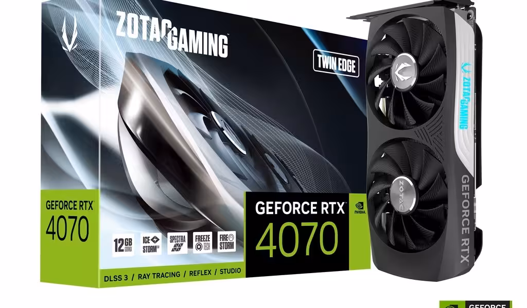 کارت گرافیک RTX 4070 Zotak Twin Edge  12GB