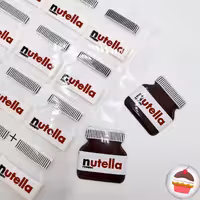 طلق چاپ روی شکلات طرح شیشه نوتلا