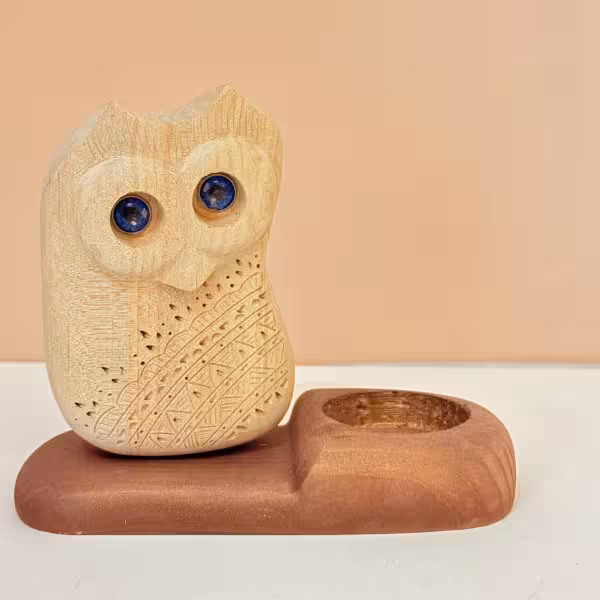 جاشمعی تک مجسمه جغد طرح چهار