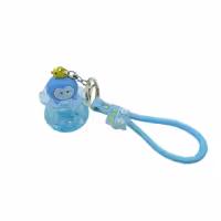 جاسوئیچی خودرو عروسکی طرح جوجه شیشه ای آبی