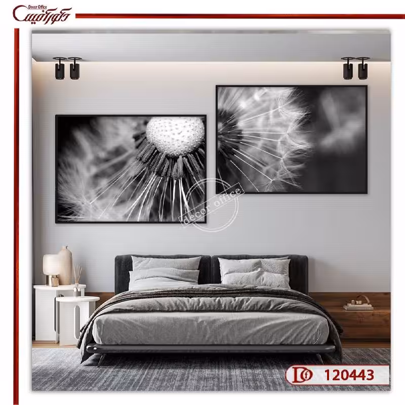 تابلو دو تکه طرح قاصدک P120443