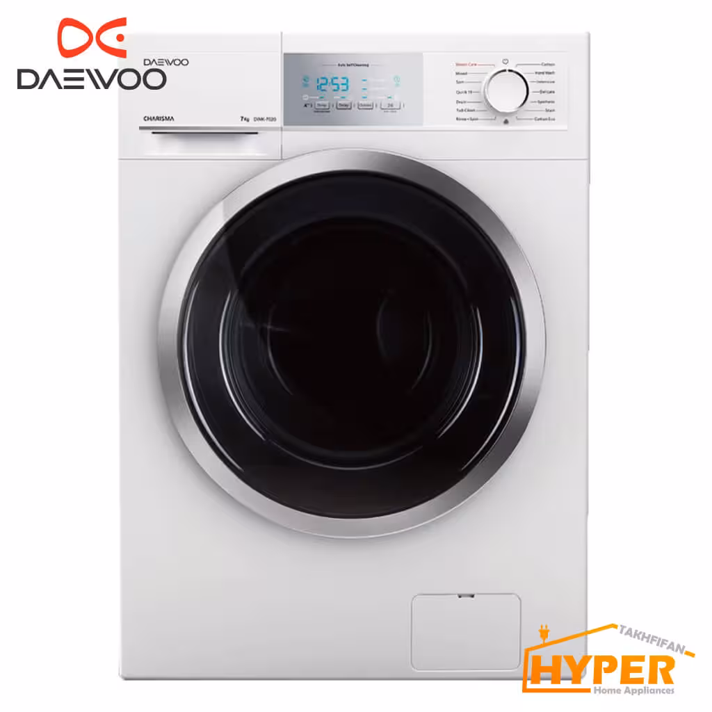 ماشین لباسشویی دوو DWK-7001T سفید 7 کیلویی