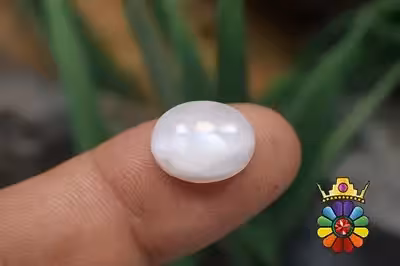 سنگ ماه رنگین کمانی(لابرادوریت سفید)