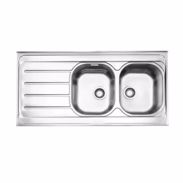 سینک دو لگنه فانتزی 726 روکار استیل البرز