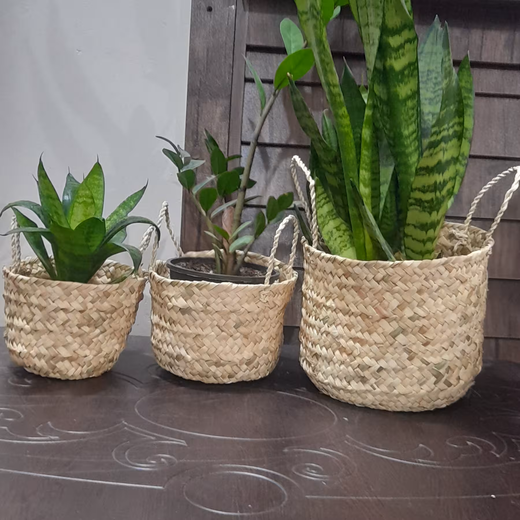 کاورگلدان 3 تیکه مناسب گلدان های داخل سالن زیبا و تمیز (پس کرایه)