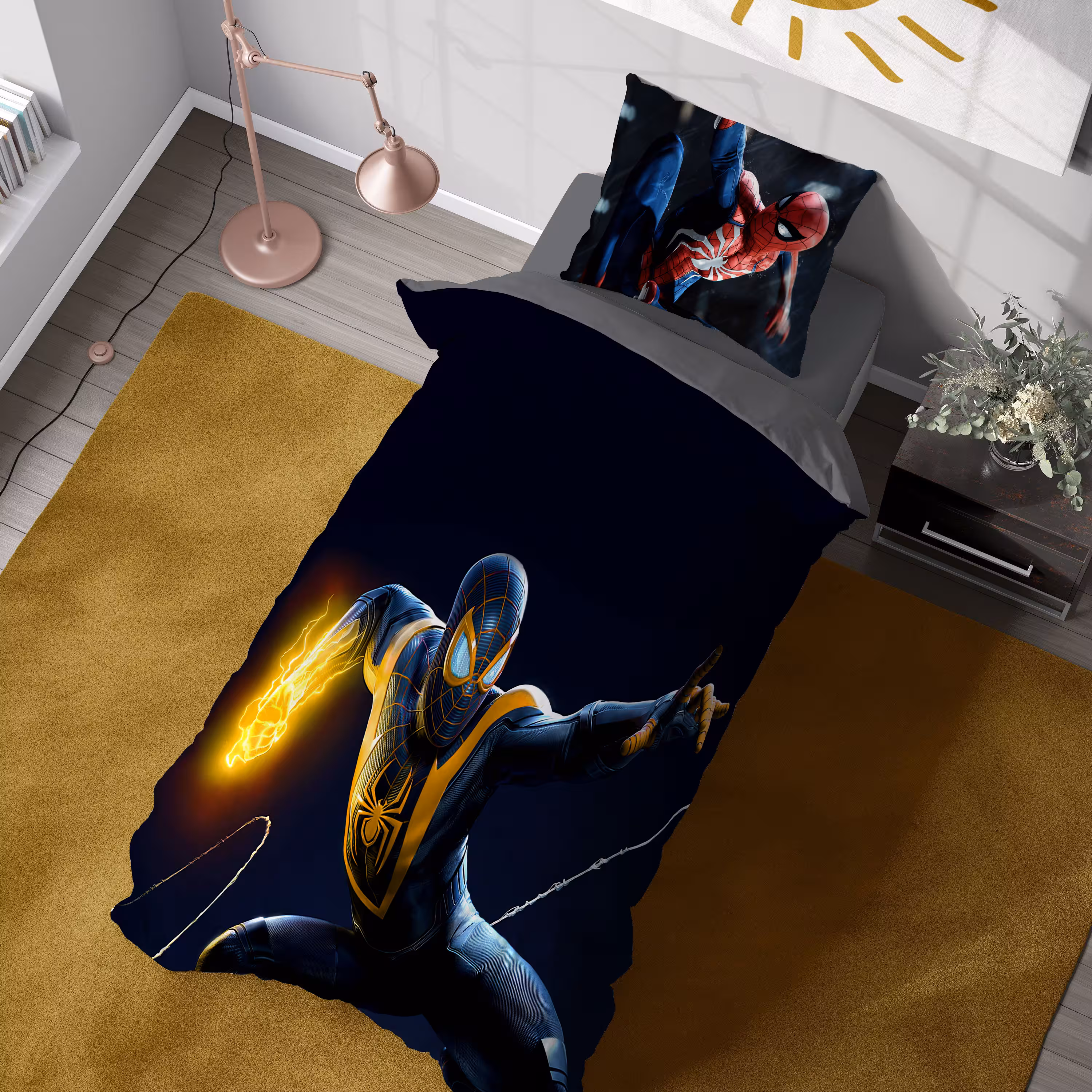 لحاف روتختی تنسل سه بعدی (3D) کالای خواب متین کد 2091