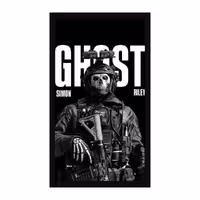 تابلو دیواری گیمینگ با ابعاد 35×65 سانتی‌متر طرح Ghost