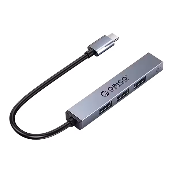 هاب 4 پورت USB-C اوریکو مدل ORICO-AHC1-4A-GY-BP