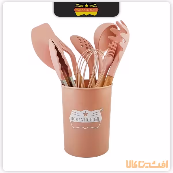 سرویس کفگیر و ملاغه سیلیکونی رمانتیک هوم