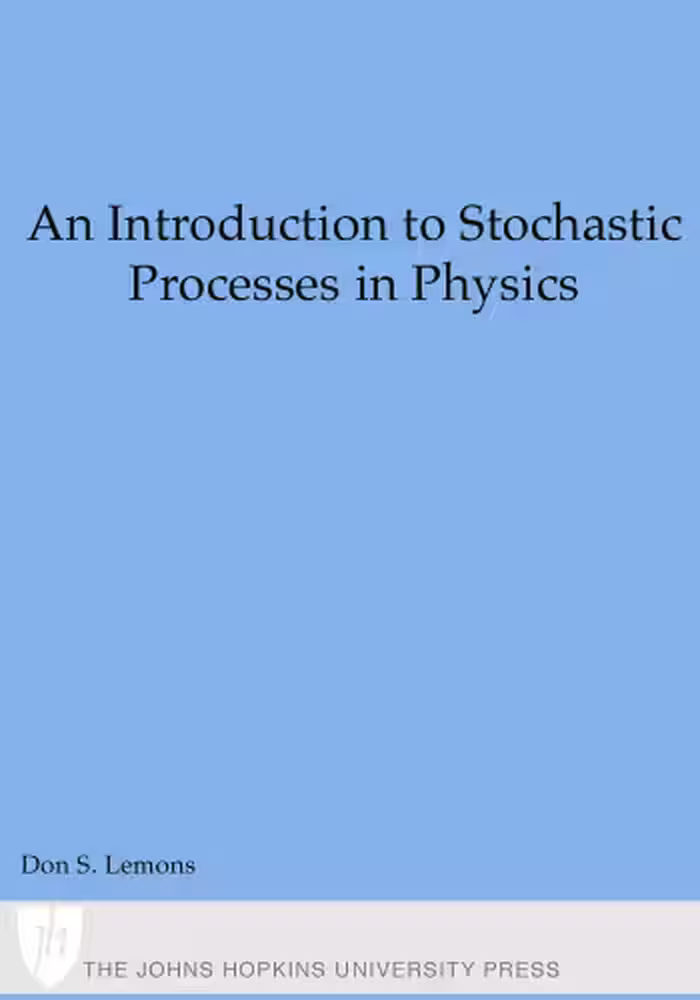 خرید و دانلود نسخه کامل کتاب An Introduction to Stochastic Processes in Physics