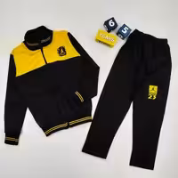 ست سویشرت و شلوار ورزشی بچه گانه پوما زرد کد 10432