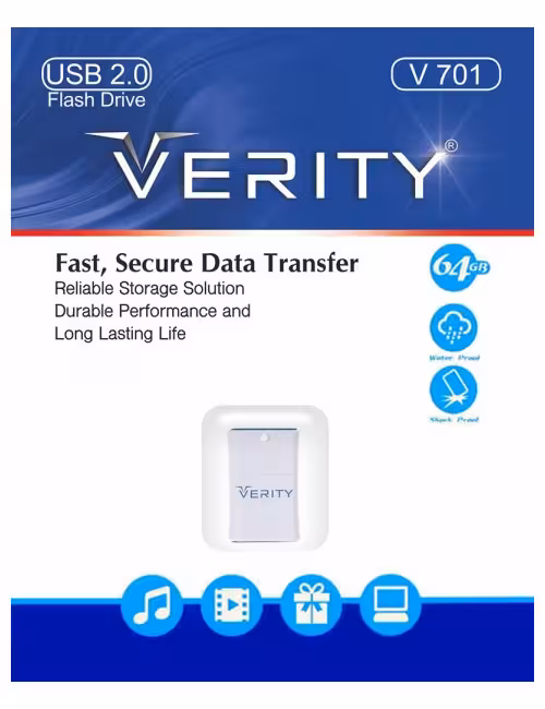 فلش مموری وریتی مدل V701 ظرفیت 64 گیگابایت