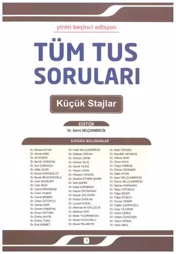 خرید و دانلود نسخه کامل کتاب Tüm Tus Soruları Küçük Staj Soruları