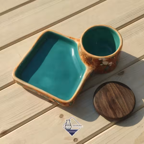 تنقلات خوری درب دار فیروزه ای
